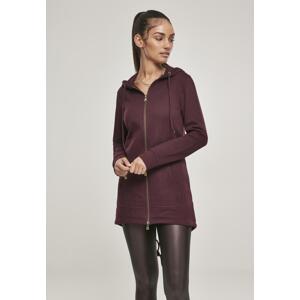 Women's Sweat Parka redwine