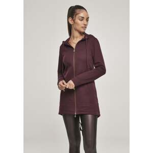 Women's Sweat Parka redwine