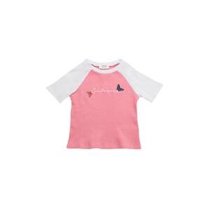 Trendyol Pink Embroidery Detailed Corduroy Girl Knitted T-Shirt