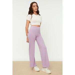 Trendyol Pants - Purple - Straight