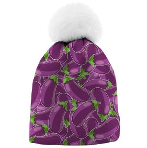 Mr. GUGU & Miss GO Woman's Eggplant Beanie WB21WH 2260