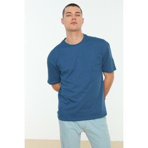 Trendyol T-Shirt - Dark blue - Relaxed fit