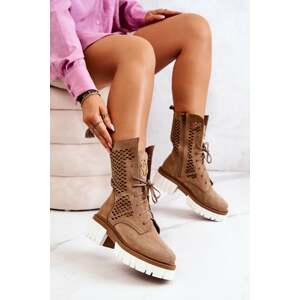 Nicole Camel 2706 Working Leather Boots