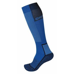 Knee socks HUSKY Snow-ski blue/black