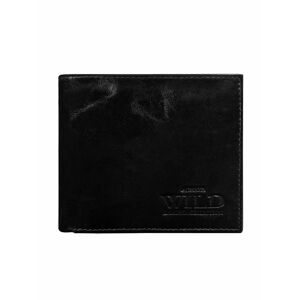 Black soft wallet for men
