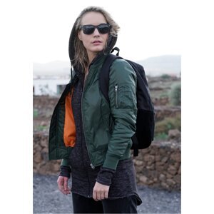 Women's Basic Bomber Jacket olive