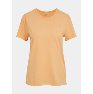 Orange T-shirt with ONLY Fruity - Women