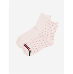 Set of two pairs of women's socks in pink Tommy Hilfiger Underwea - Ladies