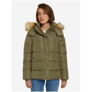 Khaki Women's Winter Quilted Jacket Tom Tailor Denim - Women