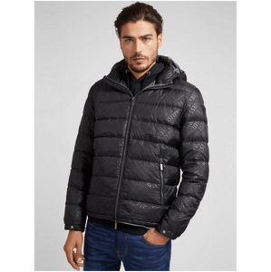 Black Men's Quilted Jacket Guess - Men