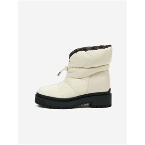 Cream Ankle Winter Boots Guess - Women