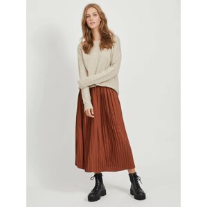 Beige sweater VILA Ril - Women