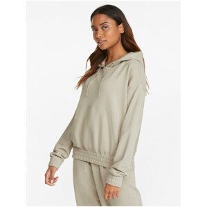 Beige Womens Hoodie Puma Her - Women