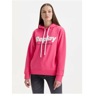 Pink Womens Hoodie Replay - Women