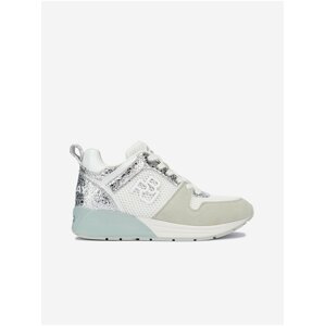 Women's Sneakers in White-Silver Replay - Womens