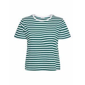 White and green striped T-shirt Noisy May Alice - Women