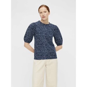 Dark blue patterned blouse . OBJECT Holly - Women