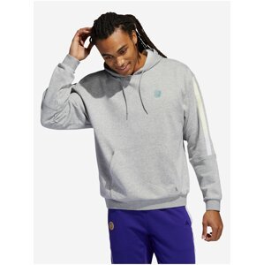 Light Grey Mens Hoodie adidas Performance Hoodie - Men