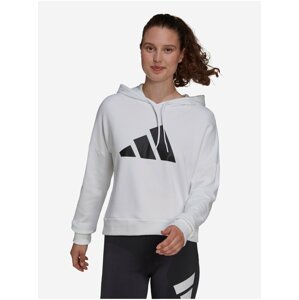 White Women's Sweatshirt printed adidas Performance W FI 3B Hoodie - Women