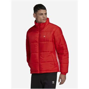 Red Men's Quilted Jacket adidas Originals - Men
