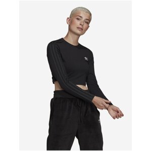 Black Womens Crop Top adidas Originals - Women