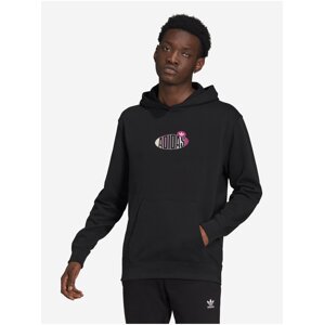 Black Mens Hoodie adidas Originals - Men