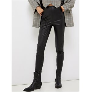 Black Leatherette Trousers Liu Jo - Ladies