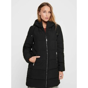 Black Winter Quilted Coat ONLY Dolly - Ladies