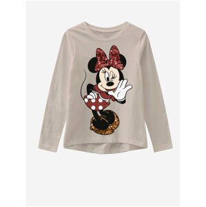 Cream Girly Patterned T-Shirt name it Minnie - unisex