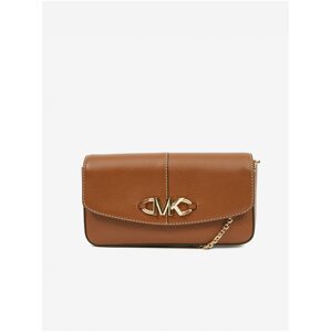 Brown women's leather handbag Michael Kors Izzy