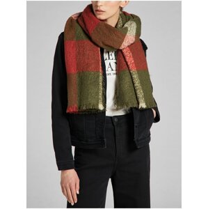 Red-green women's plaid Lee scarf - Men's