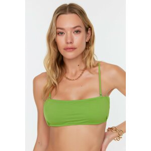 Trendyol Bikini Top - Grün - Unifarben