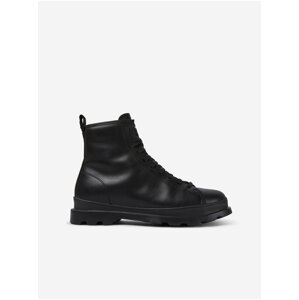 Black Men's Ankle Leather Shoes Camper Force - Men