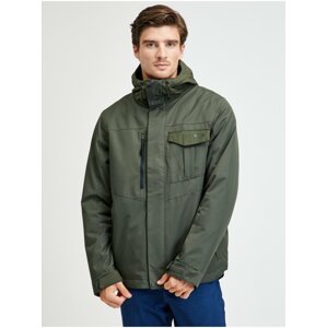 Dark Green Mens Waterproof Winter Jacket Oakley Division - Men
