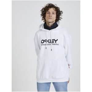 White Mens Water Repellent Sweatshirt Oakley Rider - Men