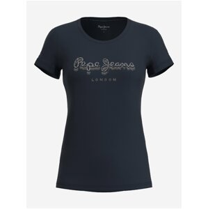 Dark blue Women's T-Shirt Pepe Jeans Beatrice - Women