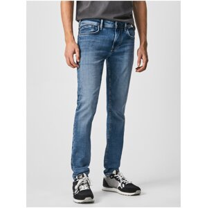 Blue Mens Slim Fit Jeans Jeans Finsbury - Men