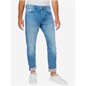 Blue Men's Shortened Straight Fit Jeans Jeans Callen 2020 - Men