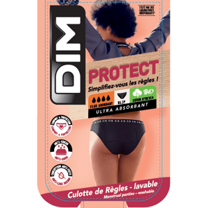 DIM MENSTRUAL NIGHT SLIP - Night and day menstrual panties - body - blue