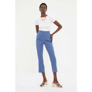 Trendyol Indigo High Waist Trousers