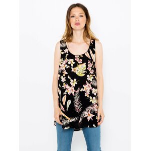 Black floral top CAMAIEU - Women