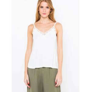 White Tank Top CAMAIEU - Women