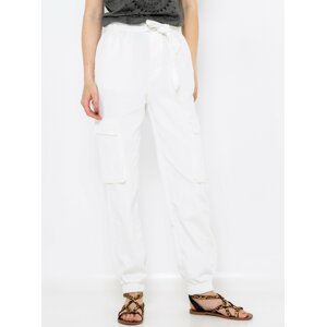 White trousers with tie CAMAIEU - Ladies