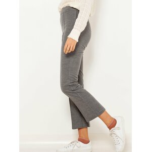 Dark gray shortened trousers CAMAIEU - Ladies