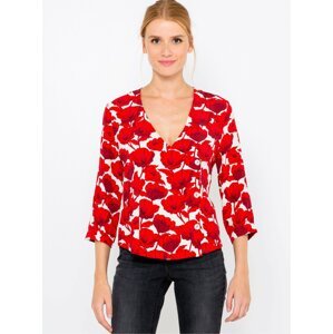 Red floral blouse CAMAIEU - Ladies