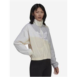 Cream-grey adidas Originals Women's Light Jacket - Womens