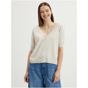 VILA Comfy Beige Cardigan - Ladies