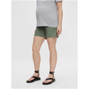 Mama.licious Halley Green Maternity Shorts - Women