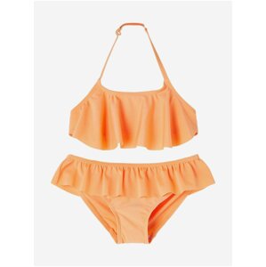 Orange girly two-piece swimwear name it Fini - unisex