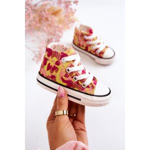 Gyermek szabadidő cipő Kesi Pink-Yellow Filemon